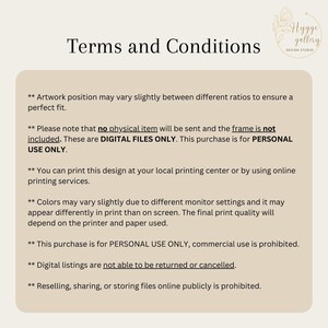 May include: Terms and Conditions for digital artwork. Artwork position may vary slightly between different ratios to ensure a perfect fit. These are digital files only, for personal use only. You can print this design at your local printing center or by using online printing services. Colors may vary slightly due to different monitor settings. This purchase is for personal use only, commercial use is prohibited. Digital listings are not able to be returned or cancelled. Reselling, sharing, or storing files online publicly is prohibited.