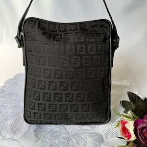 Vintage Fen di monogram crossbody bag