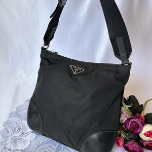 Vintage Prada tessuto nylon crossbody bag