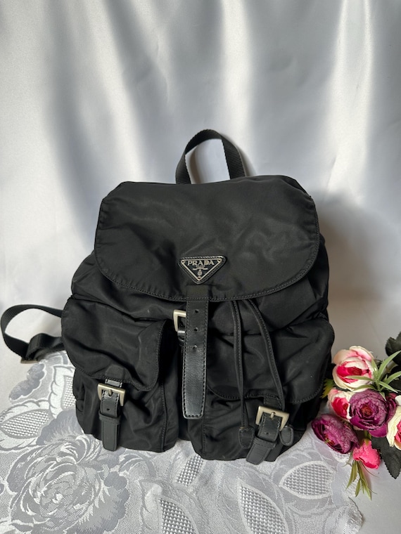 Vintage Prada Nylon Backpack - Etsy