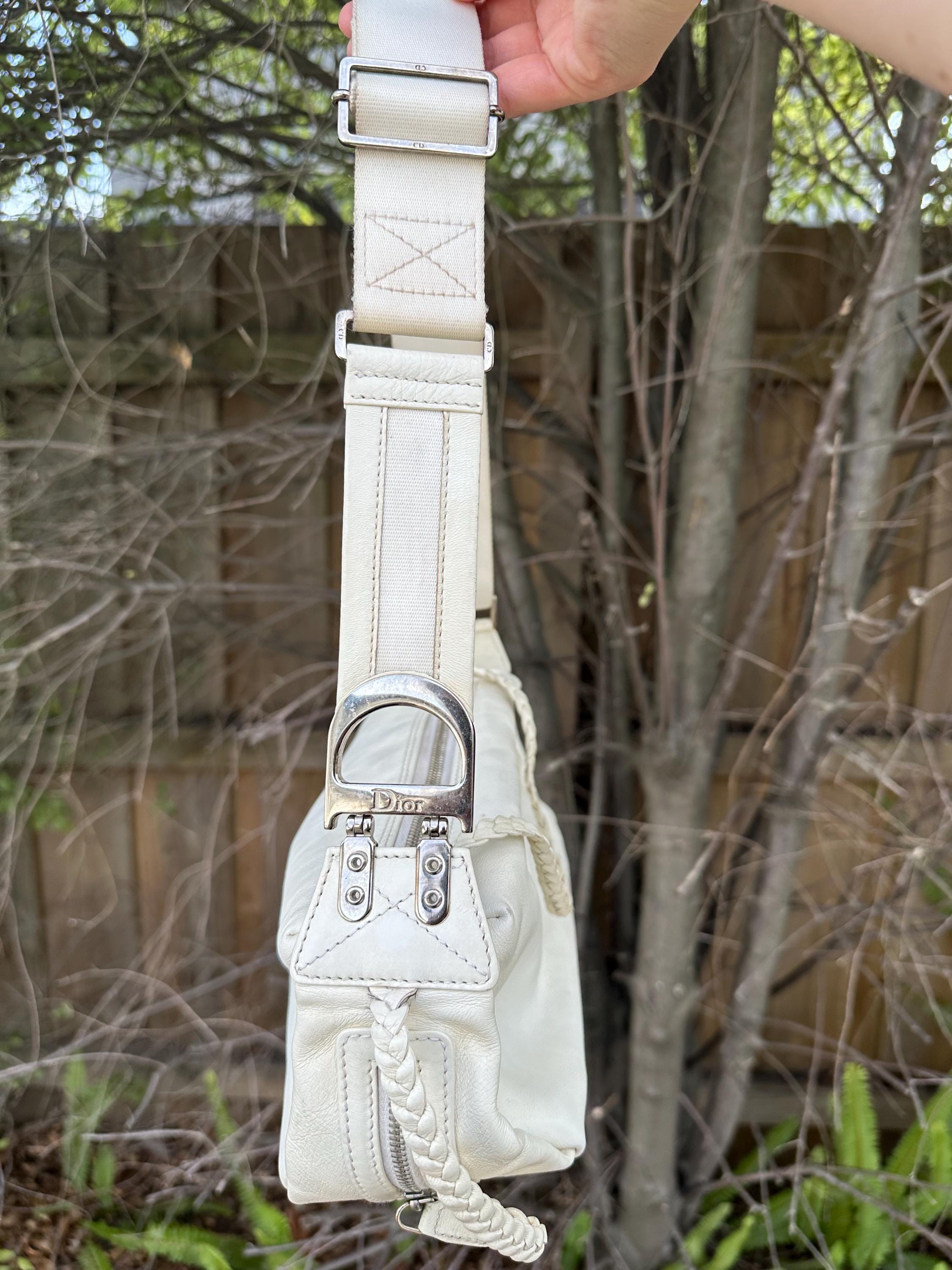 Vintage Christian dior flight line shoulder bag
