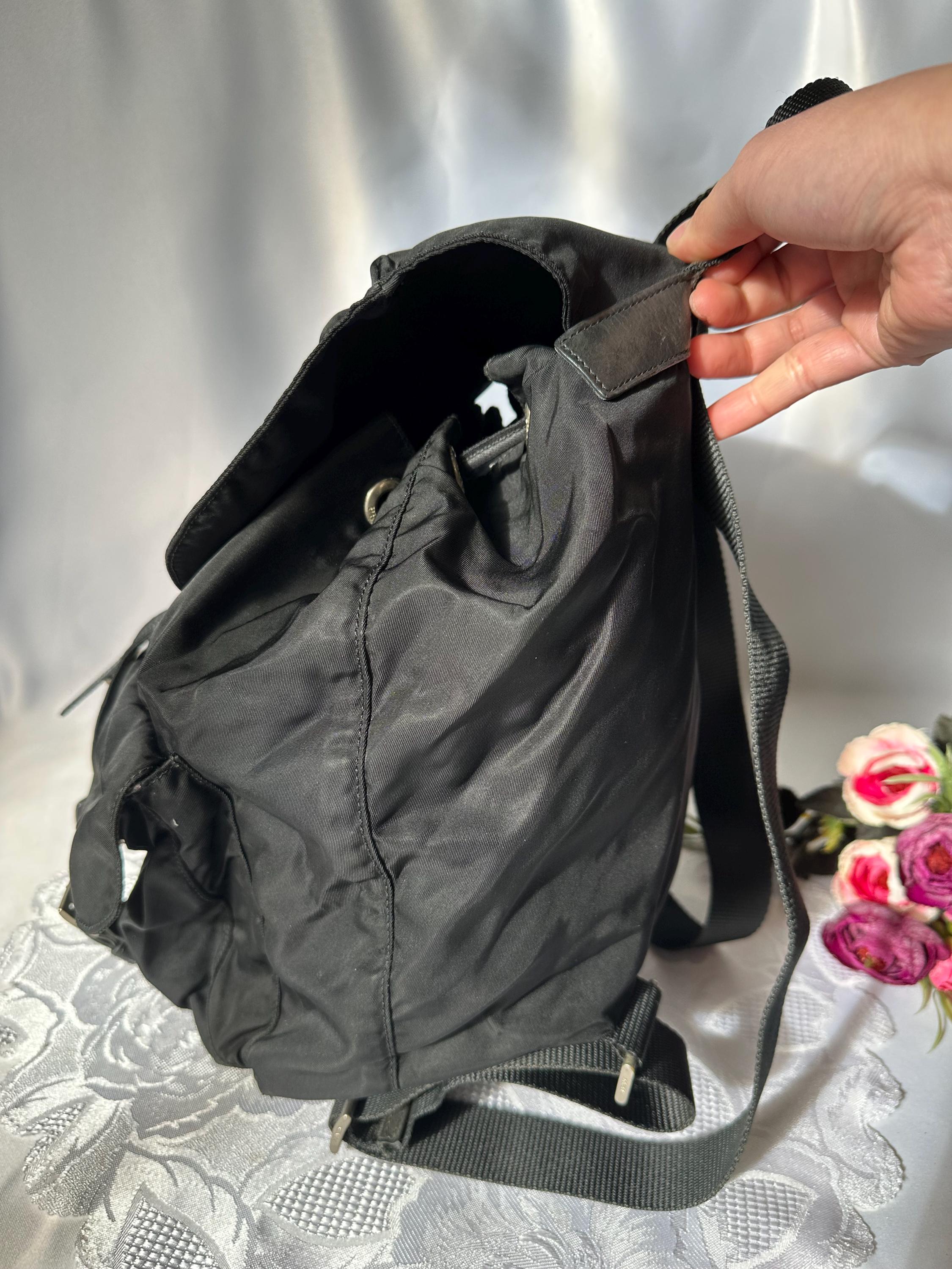 Vintage Prada Nylon Backpack - Etsy