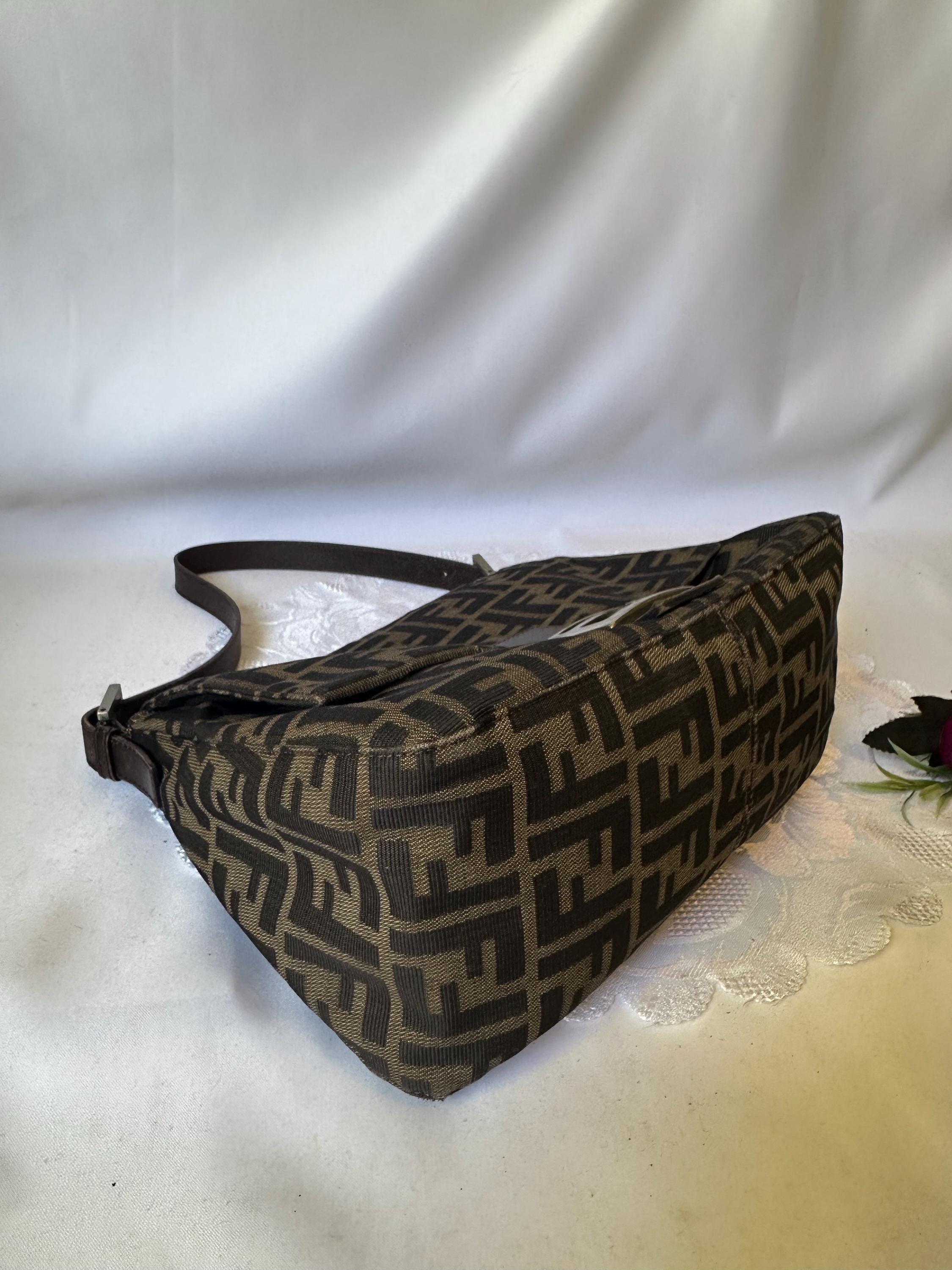 Vintage Fendi Zucca Mamma Baguette Bag - Etsy