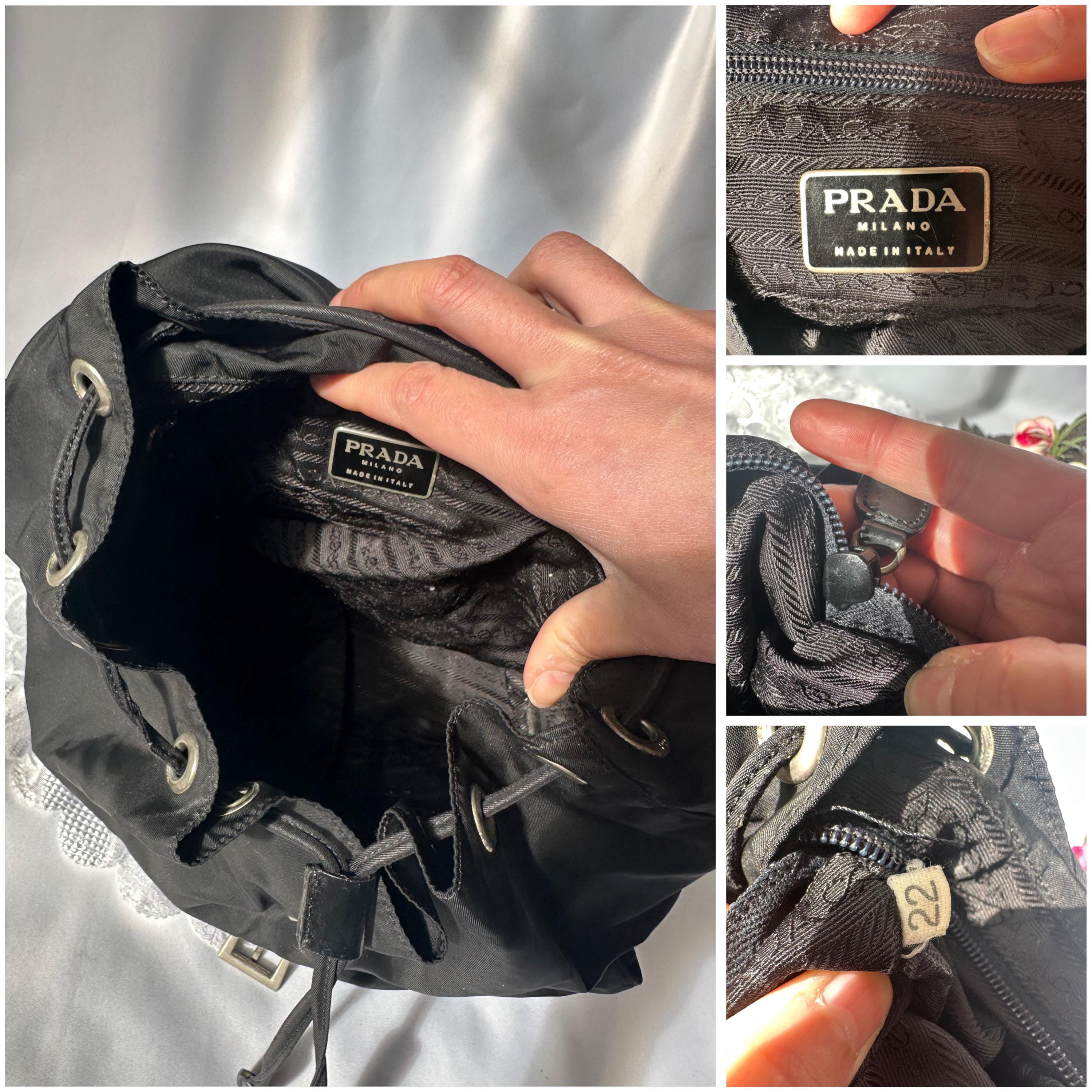 Vintage Prada Nylon Backpack - Etsy