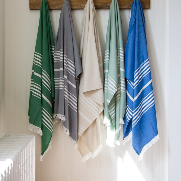 Turkish Towels 100% Bamboo, Luxuriously Soft, Travel Friendly, Quick Dry