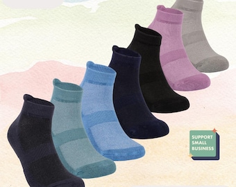 Bamboo Ankle Socks 8-Pack: Soft Breathable Unisex Design