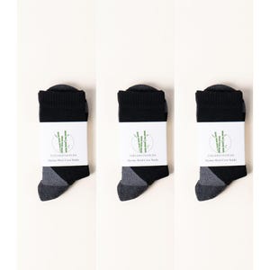 3 Pack Premium Merino Wool Socks | Hiking Socks for Men and Women | Athletic Cushioned Crew Socks | Outdoor Trail Running Mid-calf Sock |