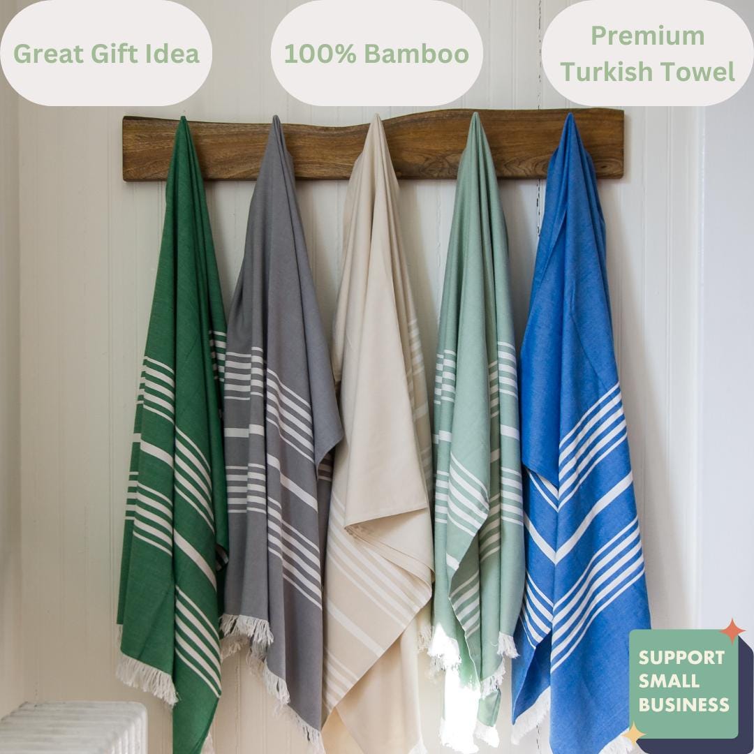 Lot de serviettes 100 bambou, luxueusement douces, idéales