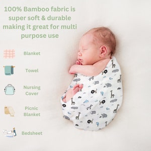 2 Pack Premium Security Blanket for Babies coming home reveal outfit Boy Girl Newborn Baby receiving gift Baby shower Multipurpose Blanket