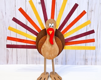 Wood Turkey Decor, Thanksgiving Turkey, Thanksgiving Decor, Wood Turkey, Thanksgiving Decorations, Turkey Home Decor, Fall Decorations