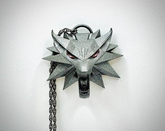 Witcher 3 Wolf Medallion Geralt of Rivia