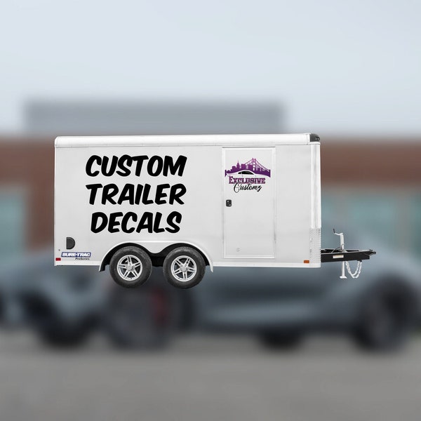 Trailer Decal Etsy