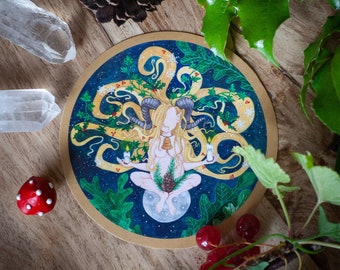 Goddess Sticker - Yule