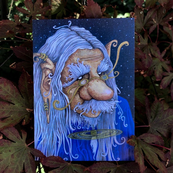 CARTE POSTALE MAGICKAL TROLL - « Oberwishus » - La géante de Saturne