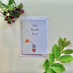 Best Teacher Ever Gift Card for Muslim Teacher Ustaad Islamic Teacher Quran Teacher Favourite Teacher Gift Islamic Greeting Card استاذ معلم