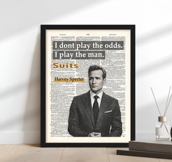 Harvey Specter (suits), Picture With Motivational Quote, Digital