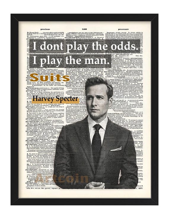 Harvey Specter (suits), Picture With Motivational Quote, Digital