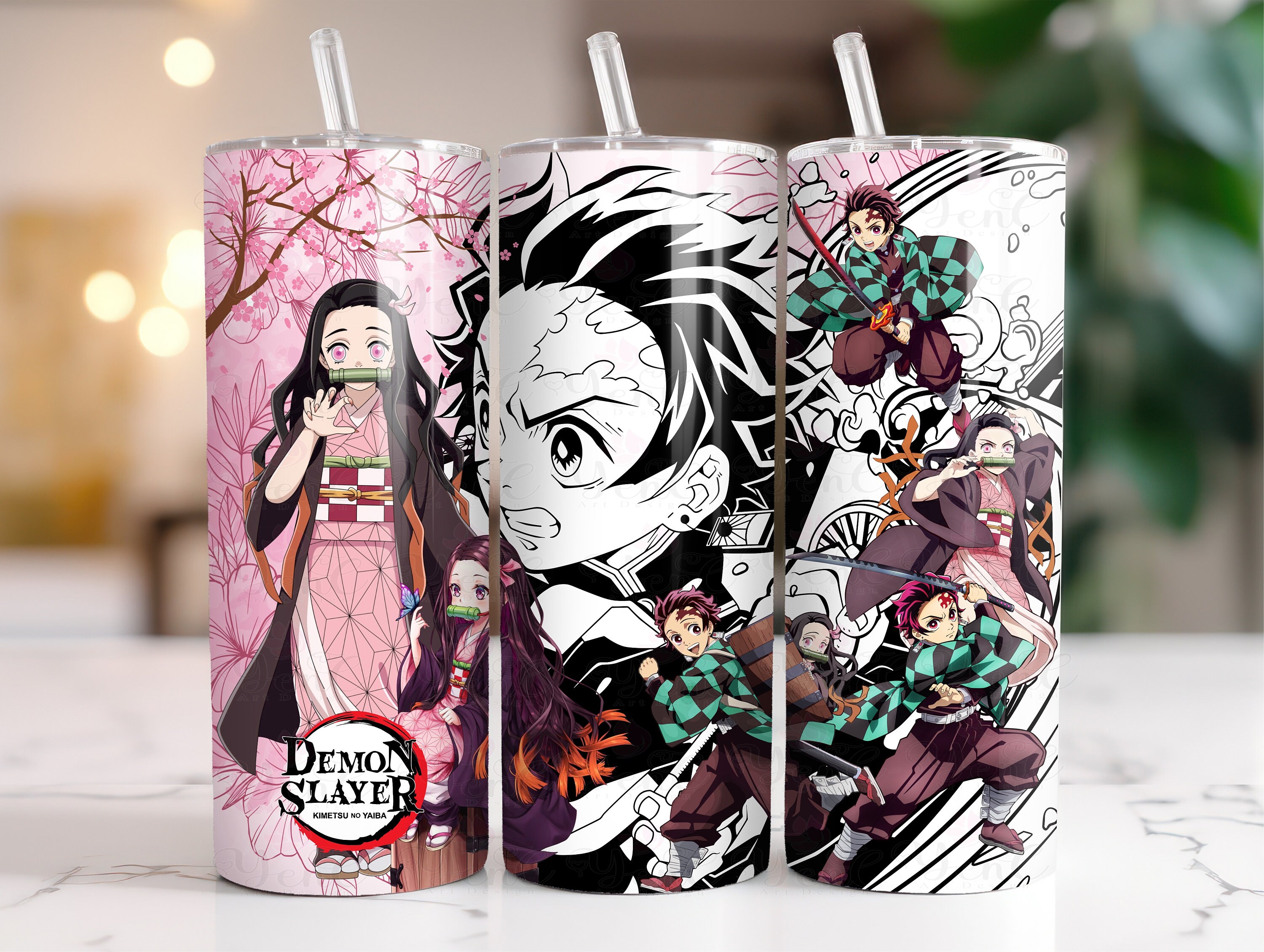 Demon Slayer Tanjiro and Nezuko Wall Scroll Poster Anime Cloth Licensed NEW