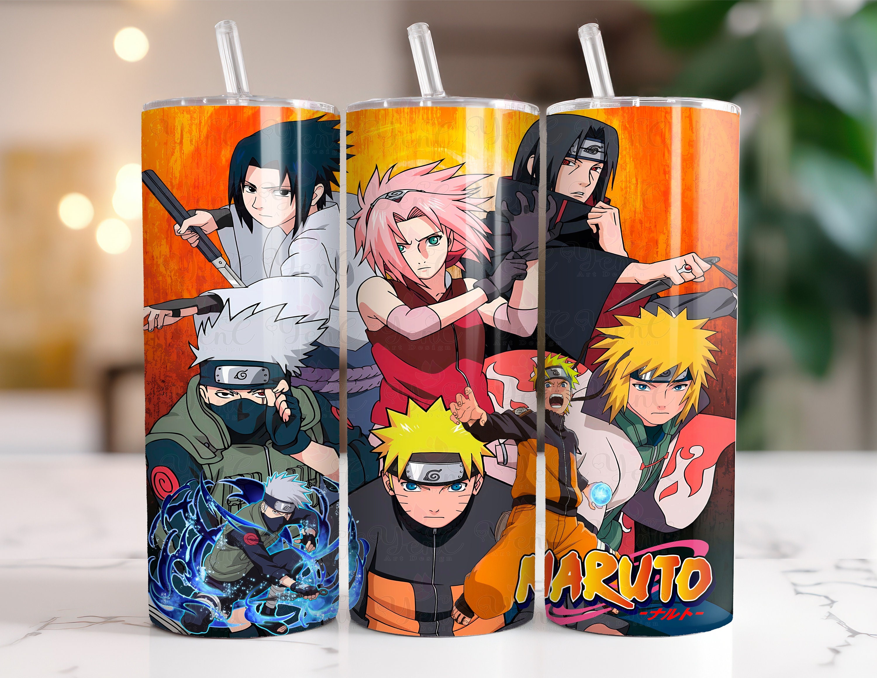 Personalized Chibi Iruka Umino Naruto Anime Tumbler - Teeruto