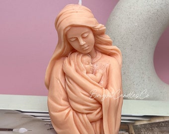 Mother Mary |  Shaped Candle | Sculptural Candle | Aesthetic Candle | Wedding | Soy Wax | Handmade Candle | Gift | Housewarming Gift
