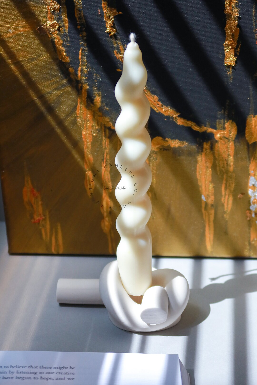 Knot Candle Holder Classic Candle Holder Decorative Candle Etsy