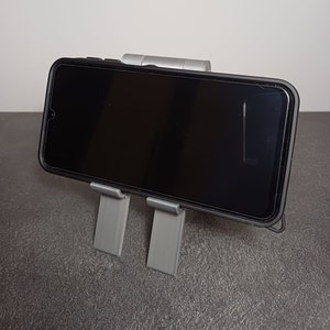 Chargeable Phone Holder | Adjustable smartphone stand | Cellphone and tablet mount 3d print | Universal, durable, simple and cool