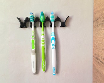 Portacepillos de dientes de pared: almacenamiento antimoho para el baño