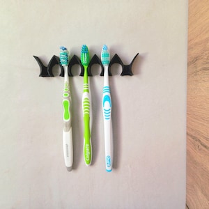 Toothbrush Holder | Wall Mounted Stylish Bathroom Accessories | Anti-Mould Dental Brush Storage | Tooth Brush Cup Alternative