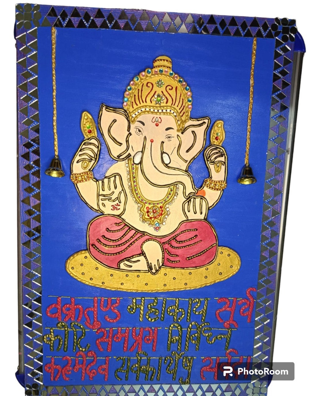 Lord Ganesha Wall Art Etsy