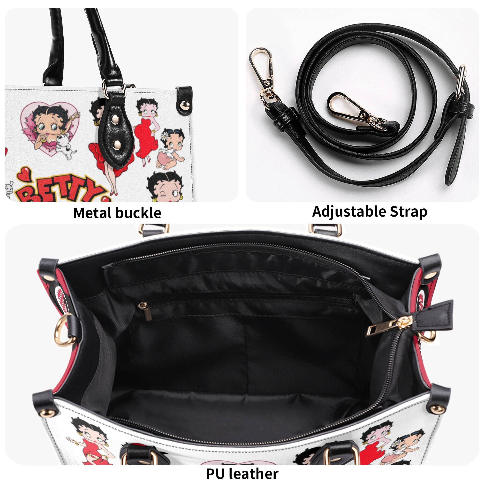 Betty Boop HandBags, Betty Boop Leather Handbag