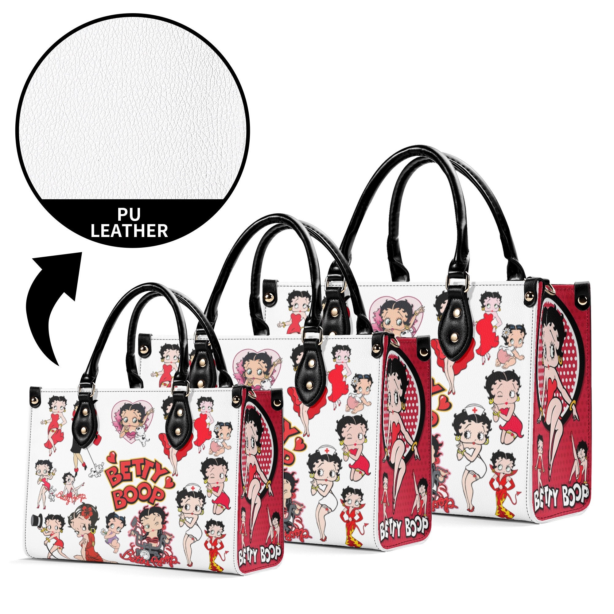 Betty Boop HandBags, Betty Boop Leather Handbag