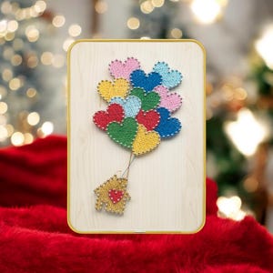 DIY String Art Set –  Ballons Design