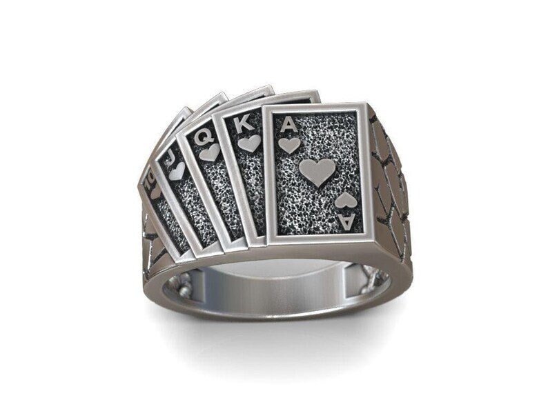 Craps Ring, Dice Ring, Dice Jewelry, Dice Wedding Ring, Poker Ring, Gaming  Ring, Casino Ring, Joker