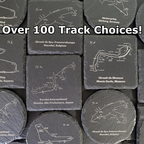 F1 Coaster Circuits Etsy