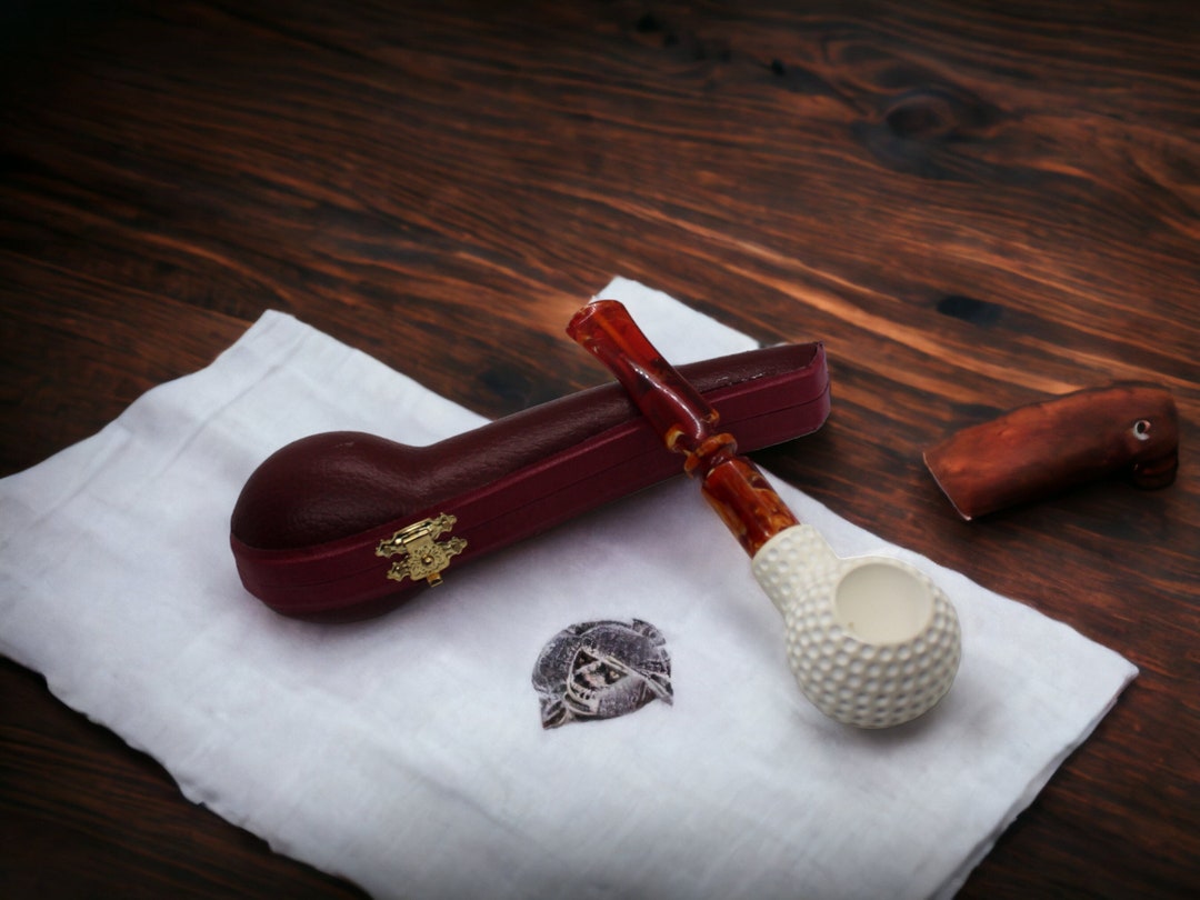 High Quality Meerschaum Pipes for Professionals Hand Carved Workmanship Tobacco Pipe Smokers