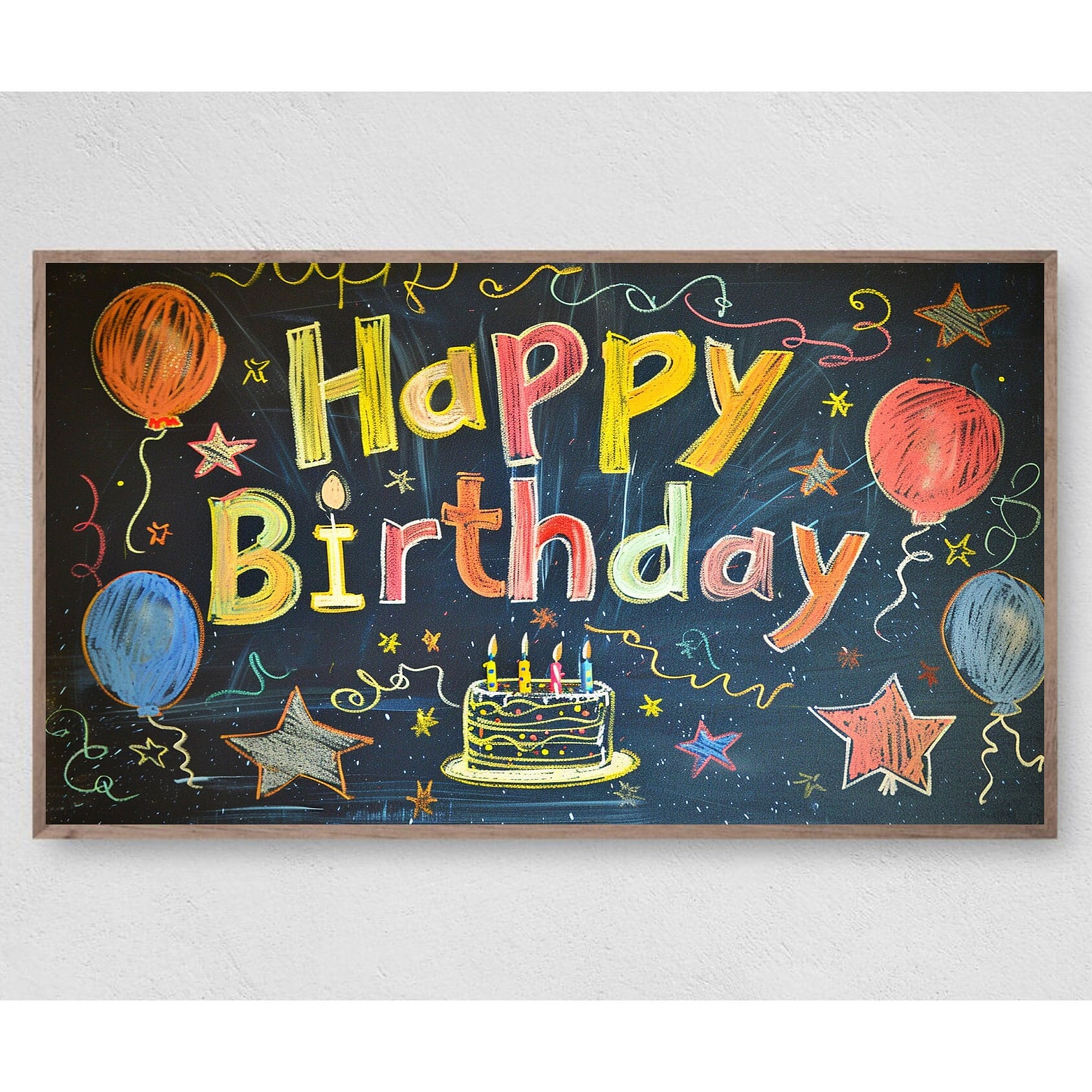 Happy Birthday Chalkboard Ideas