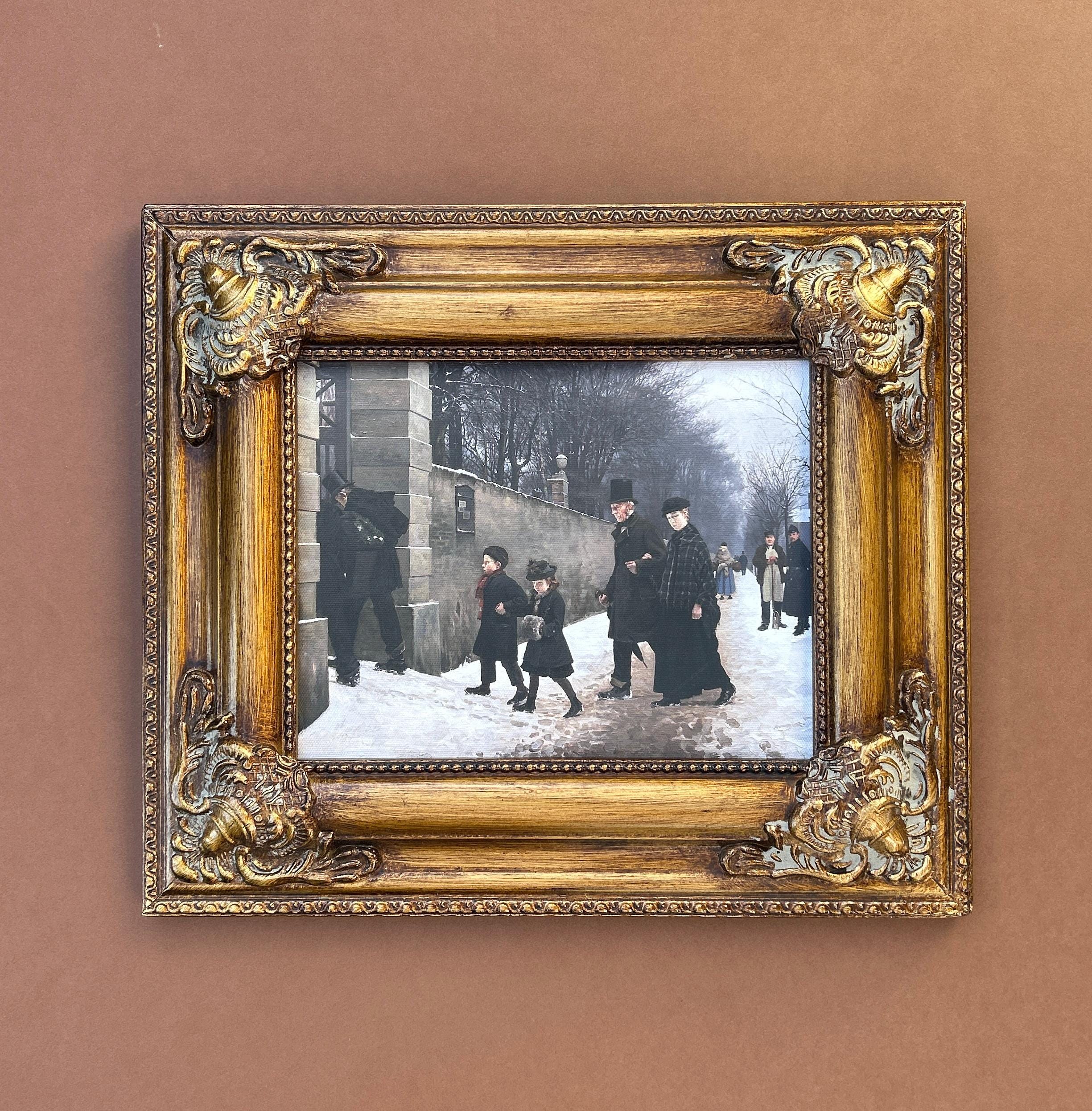 Vintage Picture Frame 30 X 30cm - Etsy Finland