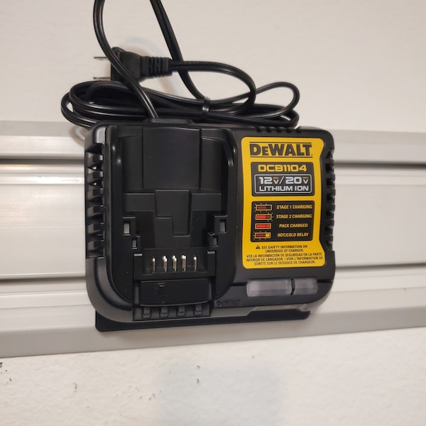 Dewalt 20v Battery Charger to Gladiator Geartrack Mount