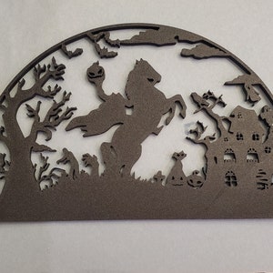 Headless Horseman Door Decoration