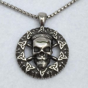 Memento mori iron necklace / Skull necklace / Memento mori jewelry / Memento mori pendant / Santa Muerte jewelry / Santa Muerte necklace
