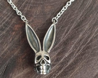 Unusual Skull Necklace / Skull necklace / Skull pendant / iron skull necklace / skeleton necklace / Memento mori necklace pendant jewelry