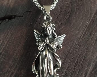 Collar de ángel para bebé / Collar con dije de ángel / Colgante de ángel / Joyería de ángel / Collar de ángel para bebé / Collar de ángel para mamá / Colgante de ángel para bebé