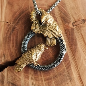 Bird charm necklace / love bird necklace / All steel / bird necklace oval / gold bird necklace / sparrow necklace / silver bird necklace