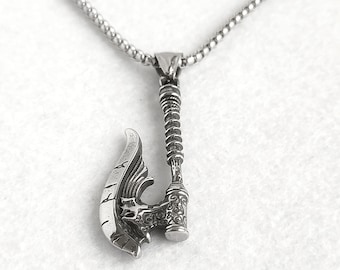Viking axe pendant / Viking axe necklace / viking gift / ax necklace / ax pendant / viking necklace / viking jewelry / Axe iron necklace