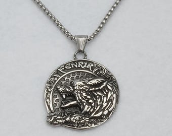 Ciondolo Lupo In Argento 925 Con Catena - Simbolo Di Forza E Libertà - Gioiello Donna E Ragazza - Regalo Compleanno