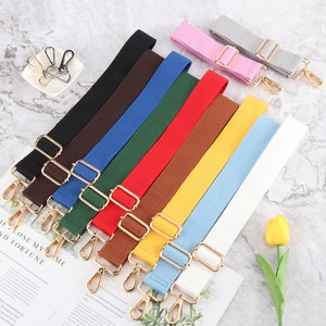 Solid Color Purse Strap,Shoulder Strap,Crossbody Bag Straps,Guitar Strap for Purse,Replaceable Adjustable Shoulder Strap,Bag Strap