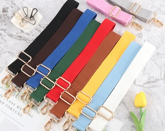 Solid Color Purse Strap,Shoulder Strap,Crossbody Bag Straps,Guitar Strap for Purse,Replaceable Adjustable Shoulder Strap,Bag Strap