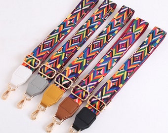 Stylish Straps,Colourful 3.8cm Wide Shoulder Bag Strap,Purse Strap,Adjustable Crossbody Bag Straps,Replaceable Shoulder Strap,Cute Strap