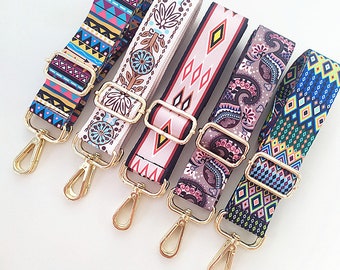 Pattern Shoulder Strap,Purse Strap,Crossbody Bag Strap,Guitar Strap for Purse,Replaceable Shoulder Strap,Camera Bag Straps,Best Gift for Her