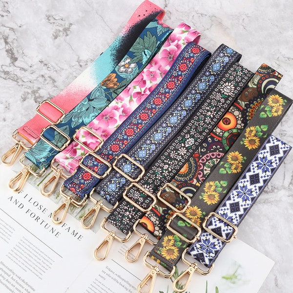 Sunflower Shoulder Strap,Purse Strap,Adjustable Crossbody Bag Straps,Replaceable Shoulder Strap,Luggage Straps,Colourful Bag Strap,Best Gift